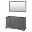 Ensemble de meuble-lavabo simple 60 "avec miroir Deborah-97736510-97736509