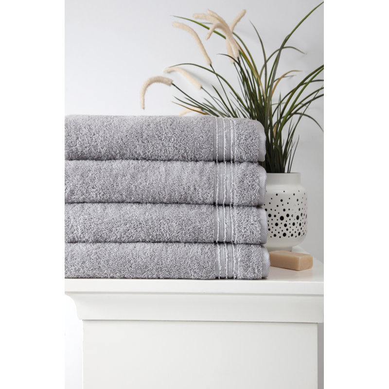 Ziegler Midweight Bath Towel, Light Gray