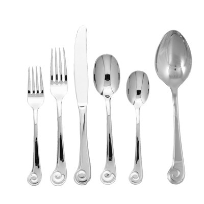 Dovecove Addie Stainless Steel (18/0) Flatware Set - Service for 8