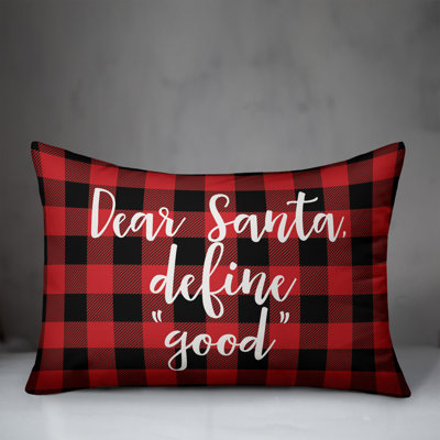 Plaid Throw Pillow