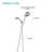 5 Mode Adjustable Settings Handheld Shower Head With Hose High Pressure Shower Heads-129525201