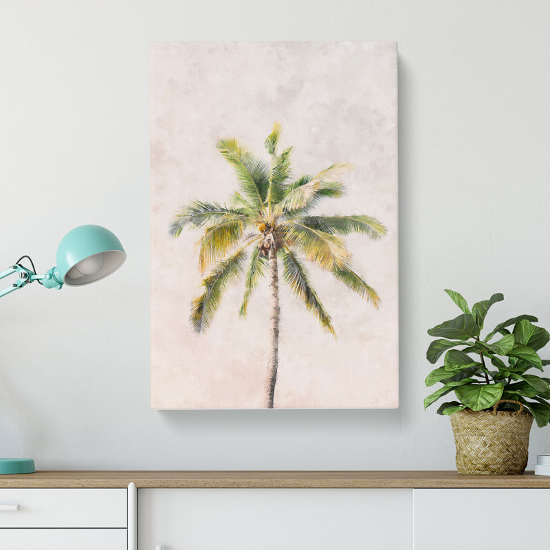 Cuban Palm Tree - Wrapped Canvas, 50cm H x 35cm W x 3cm D