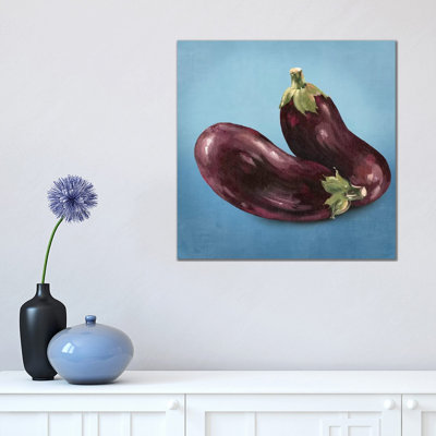 Eggplant 1 Piece Wrapped Canvas Painting