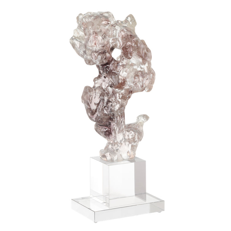 Faux Rock Crystal Medium Sculpture