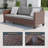 Patio Outdoor Furniture Set Rattan Coversation Seating Set Thickening Cushions With Swiveling Rocker-800324147-800324158