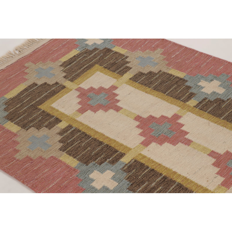 Cotton and Wool Area Rug