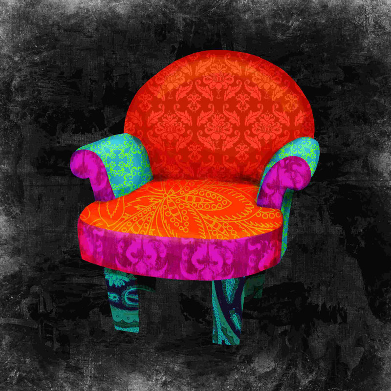 " Funky Chair ", 30" H x 30" W  