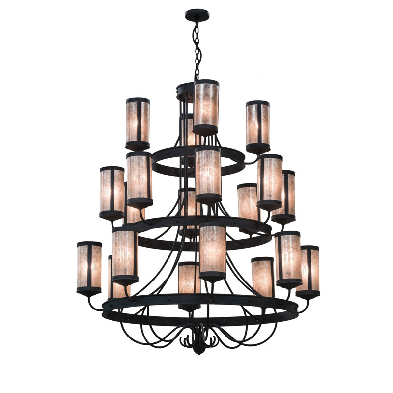 Nehring 20 - Light Dimmable Tiered Chandelier
