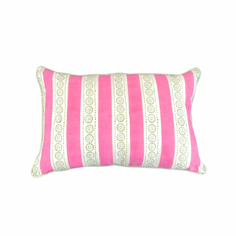 Housse de coussin Malhaar, Rose