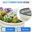  Lit de jardin surélevé modulaire en métal 17 po de haut 6 x 3 pi-1509814914-1486880828
