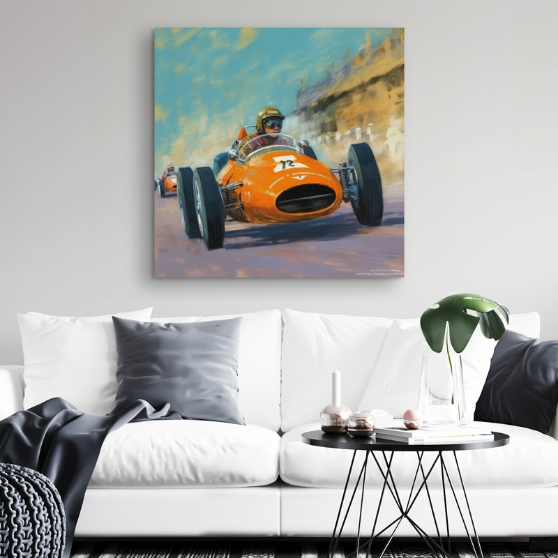 Overtaking - 32"x32" art on canvas
