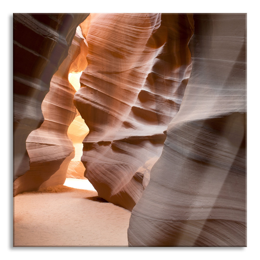 Ungerahmtes Foto auf Glas "Antelope Canyon Arizona"