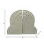Arch Bookends - 13" x 10" Decorative Ceramic Book Holders - Book Lover Gift Idea-99378008