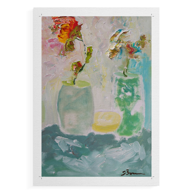 Tahitian Sunrise - Impression sur toile seulement - NON-CADRE, H 18 po x l 12 po