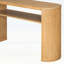 Console rustique avec pieds cannelés-1011548682