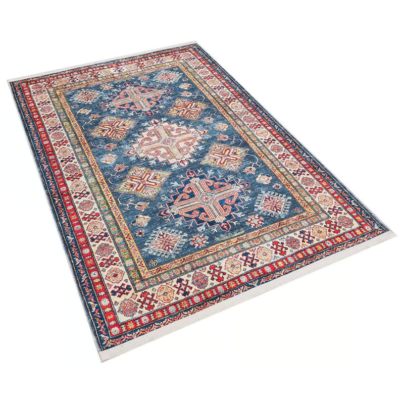 Tapis intérieur / extérieur en coton Samentha, Rectangle 5 pi 3 po x 7 pi 7 po