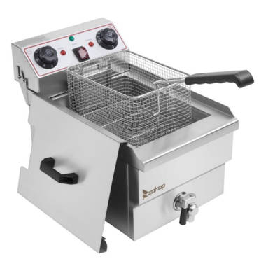 Deep Fryer with Automatic Oil Filter (FR800051) - Stainless Steel, 3.5 L