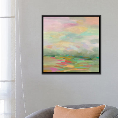 «Pastel Fields», reproduction d'art sur toile tendue