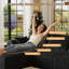 Canapé modulaire en forme de U de 5 pièces de l 106,2 po, canapé modulaire Cloud, siège profond en velours côtelé désossé avec repose-pieds, aucun assemblage nécessaire-505176575