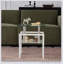 Tables de bout 2 pièces en verre trempé blanc transparent avec rangement à 2 couches, pour des espaces de vie modernes et compacts-338732800-338732806