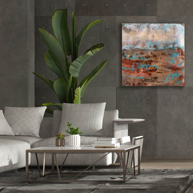 «Epic Graffiti» «Dusky Horizon 2» par Alicia Ludwig, art mural sur toile, H 37 po x l 37 po x P 1,5 po
