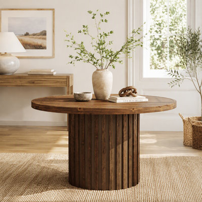 Table de salle à manger de 47 po en bois massif pour 4 personnes