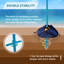 Parasol de plage 5 pi 4 po