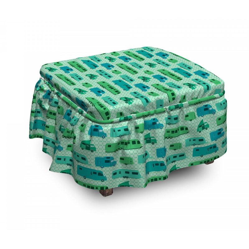 Housse pour repose-pieds Squares and Caravans