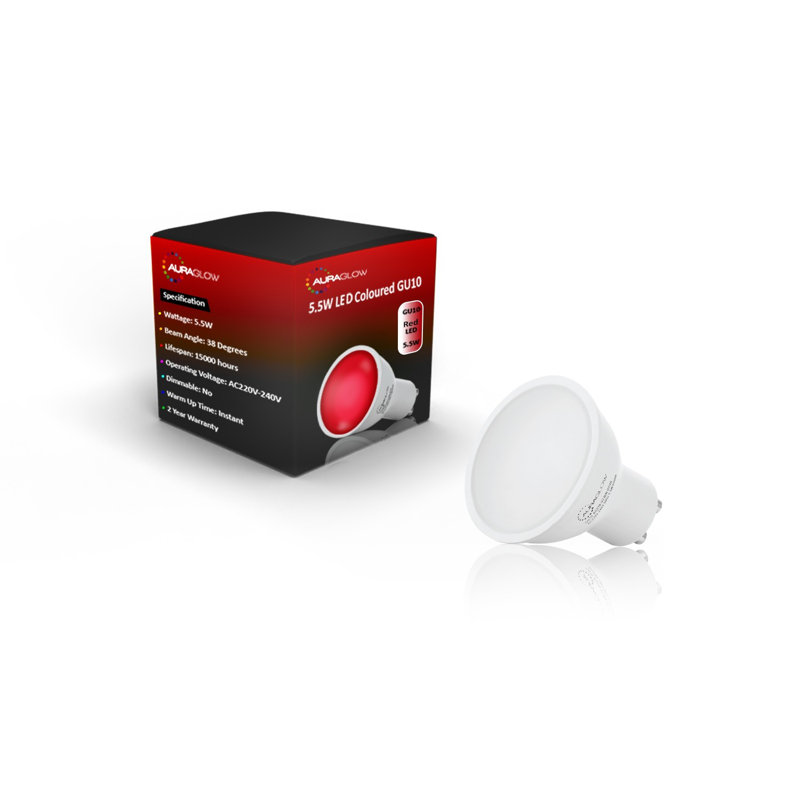 5W GU10 LED Spotlight Light Bulb (Set of 8)