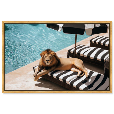 Art rétro, toile de photographie rétro, King of Comfort