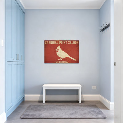Animaux, Cardinal Point, Saloon, conception d'oiseaux de Virginie