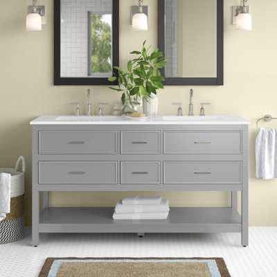 Ensemble de meuble-lavabo double 60 po Sinclaire