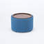 Repose-pieds rembourré en lin bleu, conception gigogne 2 en 1 pour l'espace, 41 fonctions comme tabouret de pieds, table basse, banc et rangement, cadre et mousse haute, mousse compacte facile d'entretien-324986661