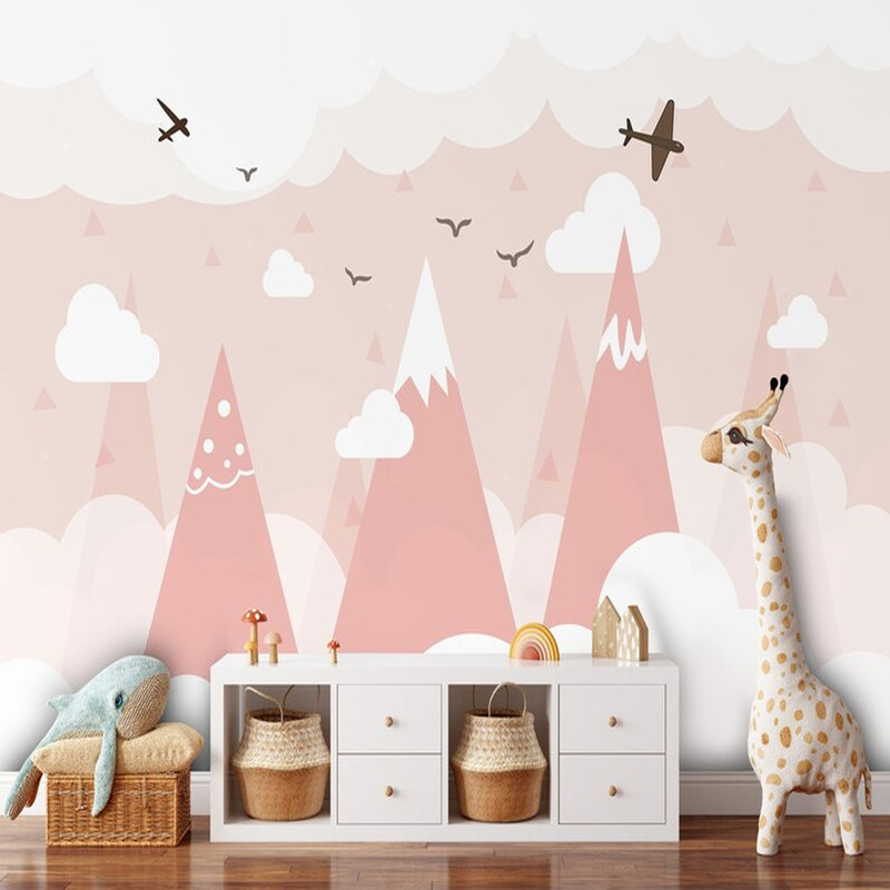 Blush Peaks & Paper Planes, 204" L x 114" W