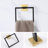 2-Pieces Bathroom Hardware Set  Wall Mounted Bathroom Accessories Set With Towel Ring And Towel Bar In Black Gold-121793995