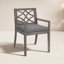 Outdoor Patio Dining Armchair with Cushion-846289045