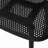 Outdoor Dining Chairs, All-Weather Plastic Blend, Perforated Diamond Design (Set Of 2)-1994632447