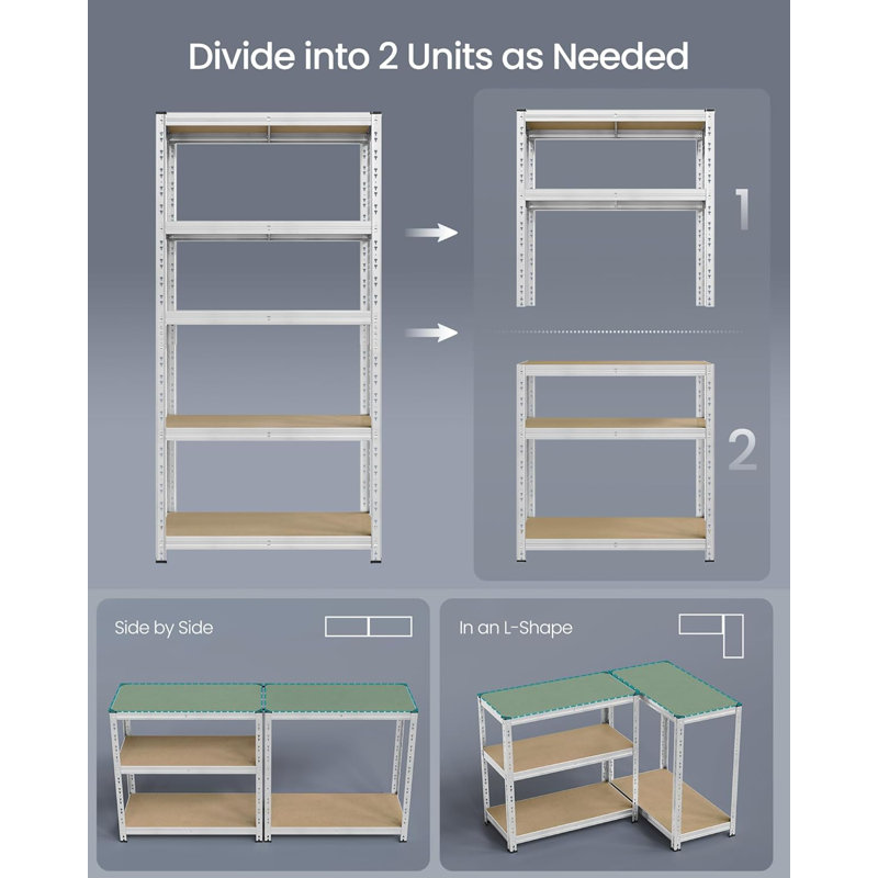 100cm W Steel Shelving Unit