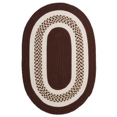 Tapis brun tressé Bloxom