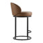 Tabouret de comptoir pivotant 27 po avec structure cylindrique en métal Angelick-116179551-116179549
