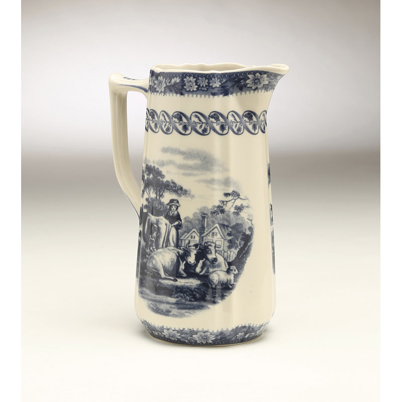 Pichet 40 oz en porcelaine décorative Krout