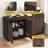 Sideboards & Buffets With Power Outlet, Walnut Wood, Modern Kitchen