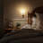 Hexagon Crystal Shade Dimmable Warm White Night Light