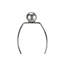 Lighting, H 24 po, lampe de table, abat-jour ivoire / crème, contemporain-1156875987