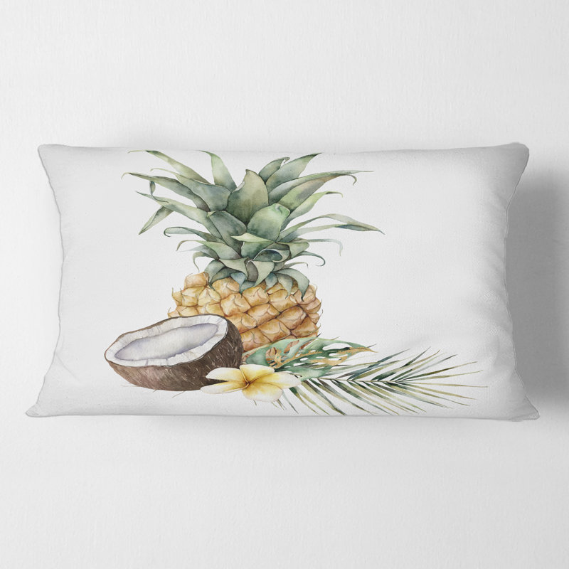 Floral Throw Pillow