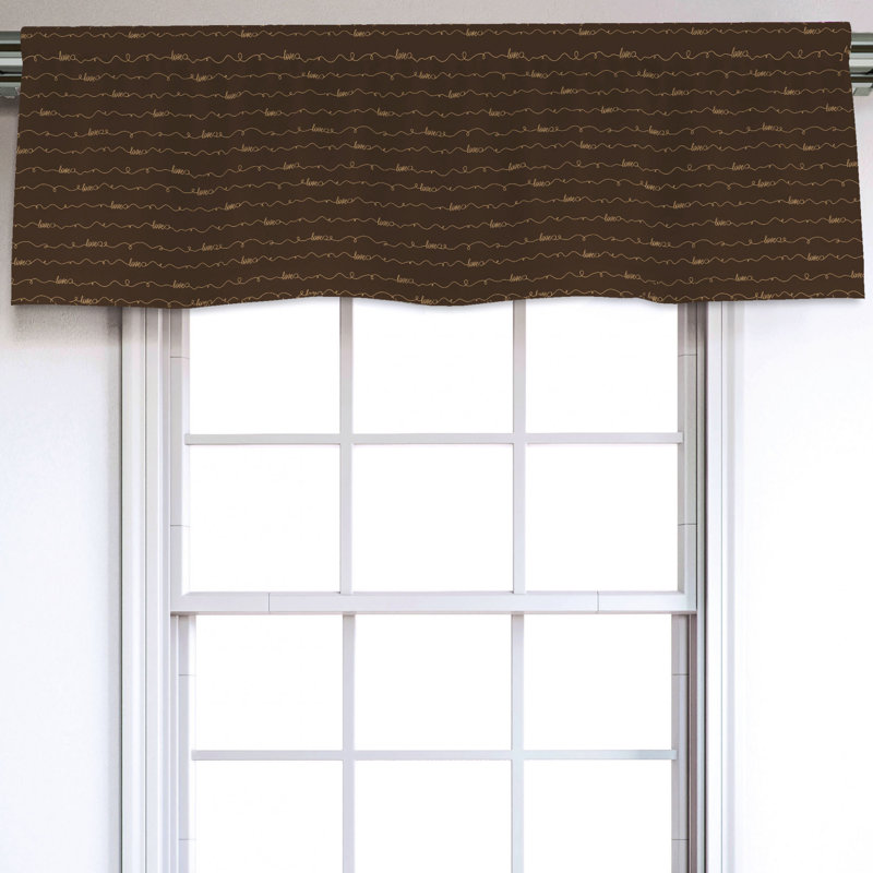 Sateen Ruffled Window Valance