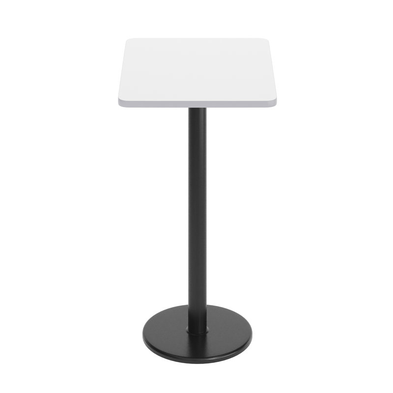 Plateau de table de salle à manger Carrus, H 43,12 po x l 30 po x P 24 po, Blanc
