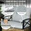 Ensemble de chaises berçantes 3 pièces Outsunny
