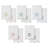 100% Turkish Cotton Flower Crest Scallop 2Pc Embellished Fingertip Towel Set-1099279417-1099279365