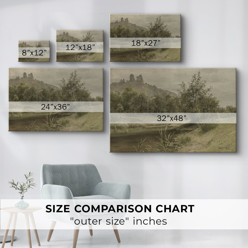 Paysages rétro-DCXCIV -Galerie enveloppée Cavas, 24 x 36